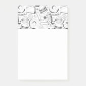 おいしそうな柄 ポストイット (正面)