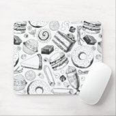 おいしそうな柄 マウスパッド (マウス)