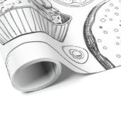 おいしそうな柄 ラッピングペーパー (ロールコーナー)