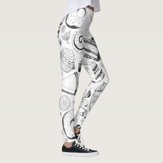 おいしそうな柄 レギンス (右)