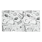 おいしそうな柄 枕カバー (裏面-左)