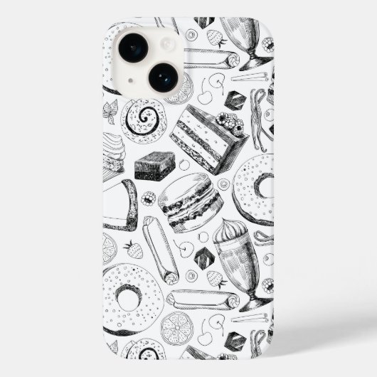 おいしそうな柄 Case-Mate iPhoneケース (裏面)