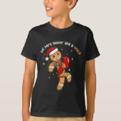 おいしそうな私 スナックみたいなクリスマスライト ジン Tシャツ (正面)