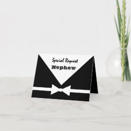 おいっ子に特別な依頼 - ページボーイになって！ 招待状