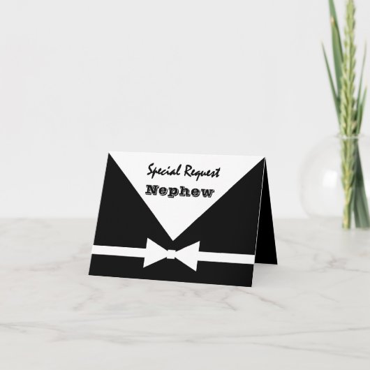 おいっ子に特別な依頼 - ページボーイになって！ 招待状 (正面)