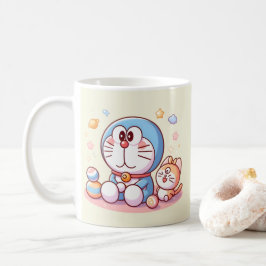 おいでおいでねこちゃんとドラえもん コーヒーマグカップ
