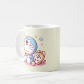 おいでおいでねこちゃんとドラえもん コーヒーマグカップ (正面左)