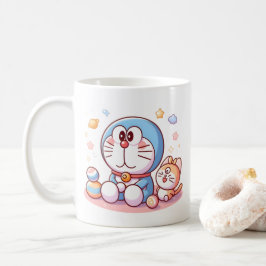 おいでおいでねこちゃんとドラえもん コーヒーマグカップ