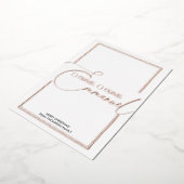 おいで、エマニュエルよ！ キリストの降誕のクリスマス 箔シーズンカード (回転した状態)