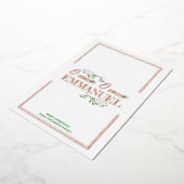 おいで、エマニュエルよ！ 箔シーズンカード (回転した状態)