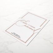 おいで、エマニュエル! キリストの降誕のクリスマス 箔シーズンカード (回転した状態)