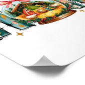 おいで、我々と共に彼を崇めよう クリスマスのキリスト生誕の場面 ポスター (角)