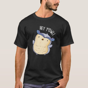 おいオウルおもしろいフクロウPUNダークブルー Tシャツ