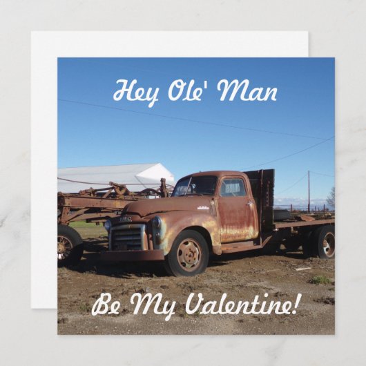 おいオレマン俺のバレンタインだおもしろい シーズンカード (正面/裏面)