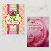 おいカップケーキぽちゃぽちゃの名刺 名刺 (正面/裏面)