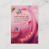 おいカップケーキぽちゃぽちゃの名刺 名刺 (裏面)