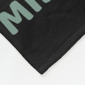 おいガン中指が足りない フリースブランケット (角)