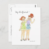 おいガールフレンド葉書 ポストカード (正面/裏面)