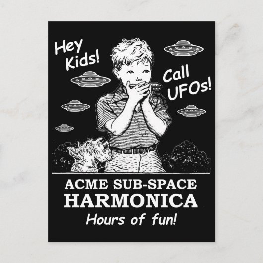 おいキッズ！UFOを呼べ！ ポストカード (正面)