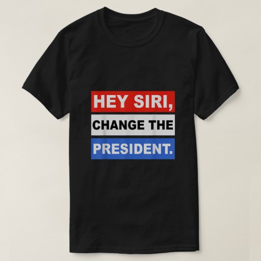 おいシリ大統領を変おもしろいえる4 Tシャツ (デザイン正面)