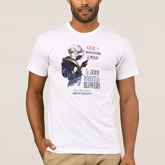 おいジョン・ケリー！頑張れ！ Tシャツ (正面)