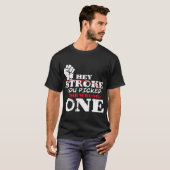 おいストローク間違った1ストローク待って Tシャツ (正面フル)