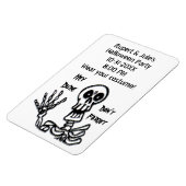 おいデュデスケルトン マグネット (左側)