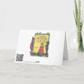 おいバイオリンの音と猫をディドル カード (裏面)