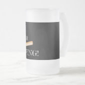 おいバッタースイング フロストグラスビールジョッキ (正面右)