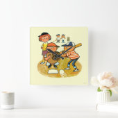 おいバッター！ スクエア壁時計 (ホーム)