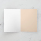 おいパパレトロおもしろいグリーティングカー空白のド カード (内部)