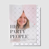 おいパーティーみんな！写真ファンシーグラード ベラム紙招待状 (オフセット (招待状))