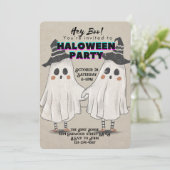 おいブハロウィーンかわいい子供へ招待状と任意 招待状 (スタンド正面)