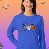 おいブハロウィーン魔女幽霊カボチャ Tシャツ