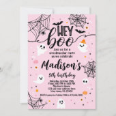 おいブピンクハロウィーン 招待状 (正面)