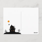 おいブー招待されましたハロウィーン葉書 ポストカード (裏面)