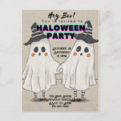 おいブー招待されましたハロウィーン葉書 ポストカード (正面)