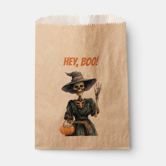 おいブー！ | スケルトン不気味ウィッチキャンディーフェイズバッグ フェイバーバッグ (正面)