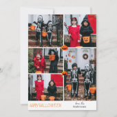 おいブー!ハロウィン不気味ファミリーフォトホリデーCa シーズンカード (正面)