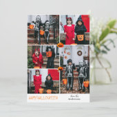 おいブー!ハロウィン不気味ファミリーフォトホリデーCa シーズンカード (スタンド正面)