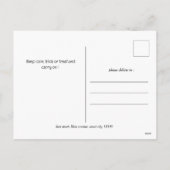 おいブー!ハロウィン不気味家族の写真 シーズンポストカード (裏面)