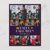 おいブー！ハロウィン不気味家族の写真 シーズンポストカード (正面)