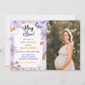 おいブー！ハロウィン不気味幽霊赤ちゃんシャワー写真 招待状 (正面)