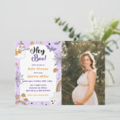 おいブー！ハロウィン不気味幽霊赤ちゃんシャワー写真 招待状 (スタンド正面)