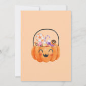 おいブー！ハロウィーン幽霊スポオクタキュラー誕生日 招待状 (裏面)