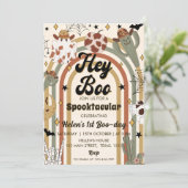 おいブー!Groovy Cactusハロウィーン1st誕生日 招待状 (スタンド正面)