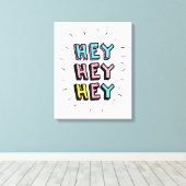 おいヘイ キャンバスプリント (インサイチュ (ウッドフロア))