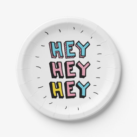 おいヘイ ペーパープレート (正面)