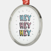 おいヘイ メタルオーナメント (左)