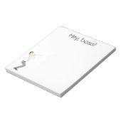 おいボス!メモ帳とビジネスマン ノートパッド (回転)